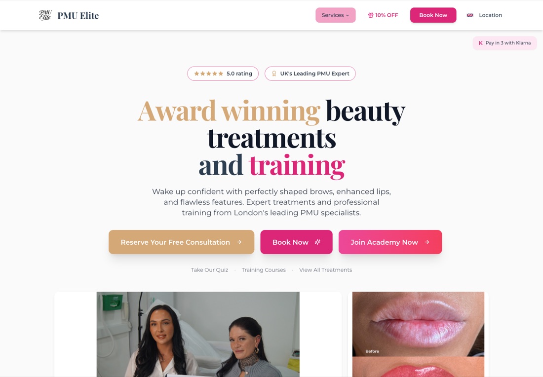 pmuelite.com — website built by BBR ELECT